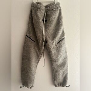 Fear of God Essentials Polar Fleece Pant in 'Dark Oatmeal'